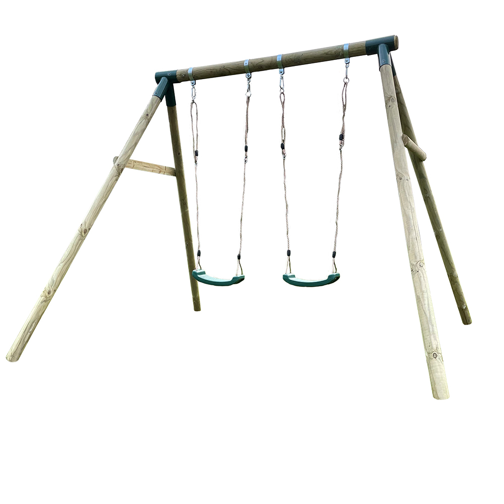 Alizee Duo Wooden Swing Set